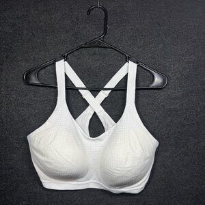 Victoria Secret VSX Light Weight Mesh Sports Bra White Size 38DD NWOT